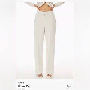 Aritzia White slacks